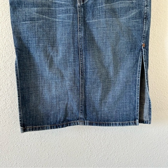 GUESS Women’s Denim Skirt 28 Blue Western Rodeo Country Casual Western Y2K 90s - Picture 4 of 10